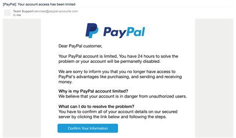 paypal scam 